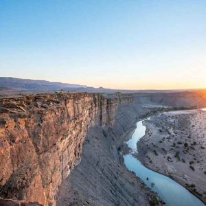 Sunset Fishriver Canyon